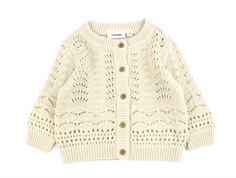 Lil Atelier bleached sand knit cardigan